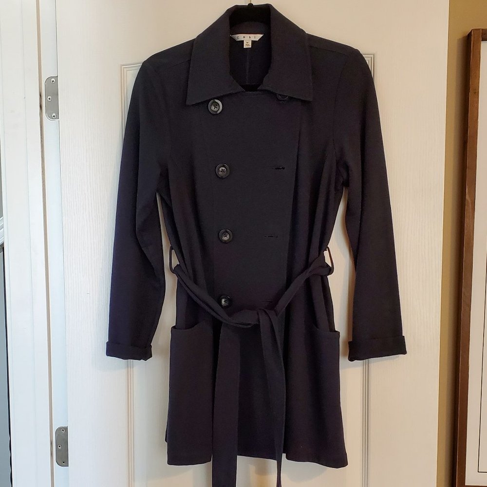 CAbi VINTAGE All Day Trench Ponte Coat Style#151